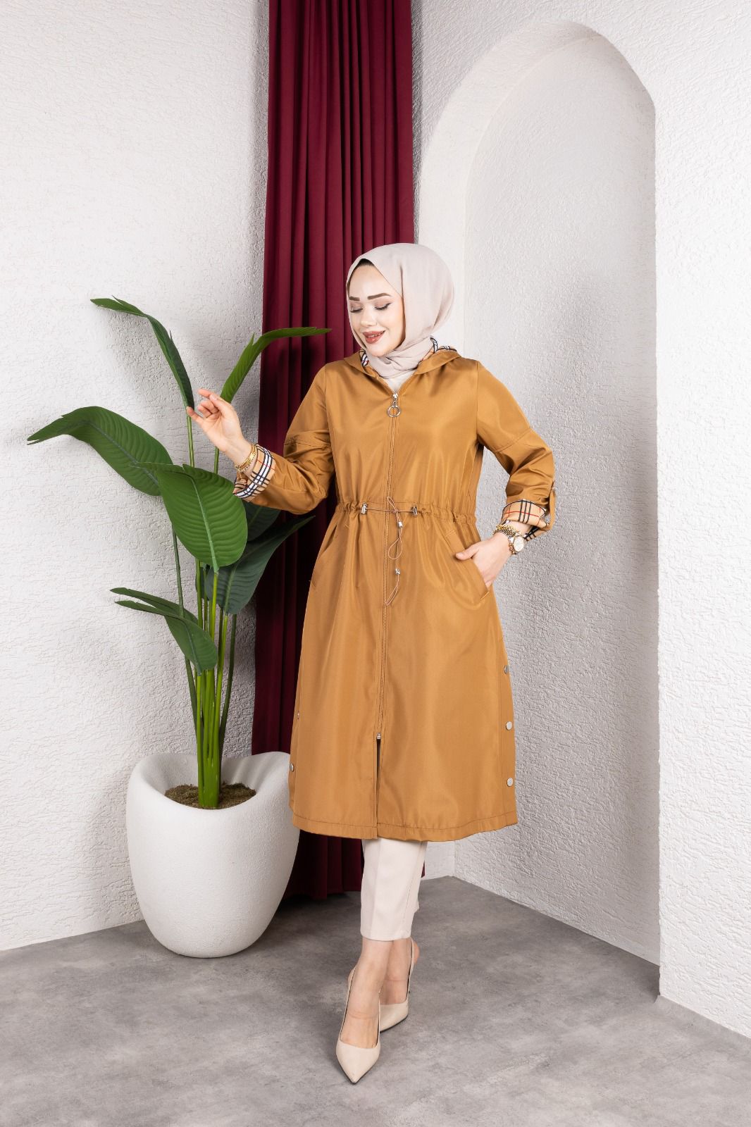 Minimalist white dress